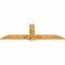 Ekena Millwork Eugene Rough Sawn Timber Gable Bracket, Western Red Cedar, 72"W x 24"H x 2"D x 6"F, 8/12 Pitch GBW072X24X0206EUG00RWR - alternate 5